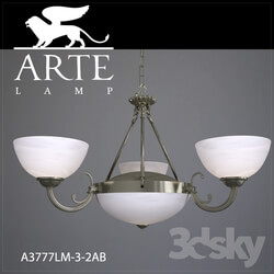 Ceiling light - Chandelier ARTE LAMP A3777LM-3-2AB 