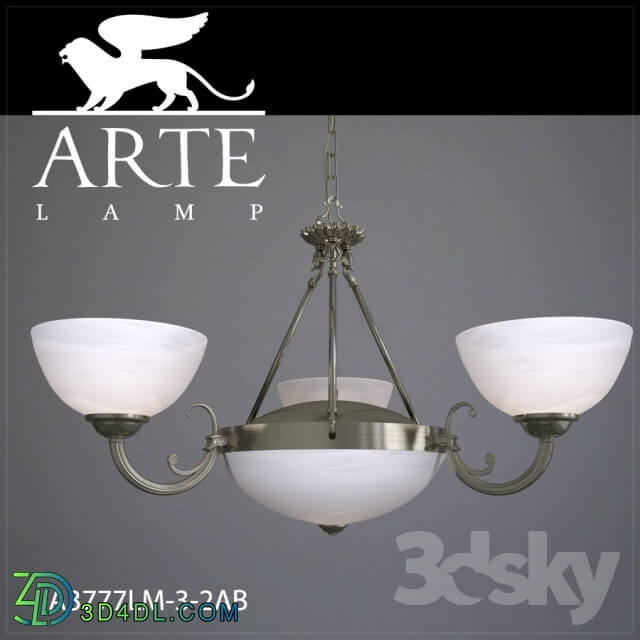 Ceiling light - Chandelier ARTE LAMP A3777LM-3-2AB