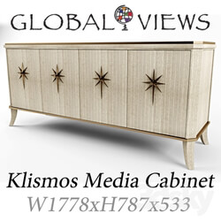 Sideboard _ Chest of drawer - Chest Global Views_ Klismos Media Cabinet 