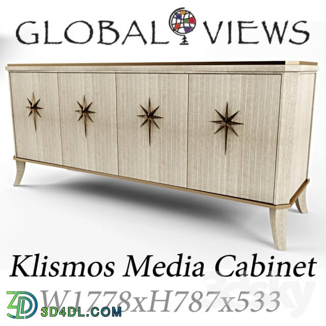 Sideboard _ Chest of drawer - Chest Global Views_ Klismos Media Cabinet