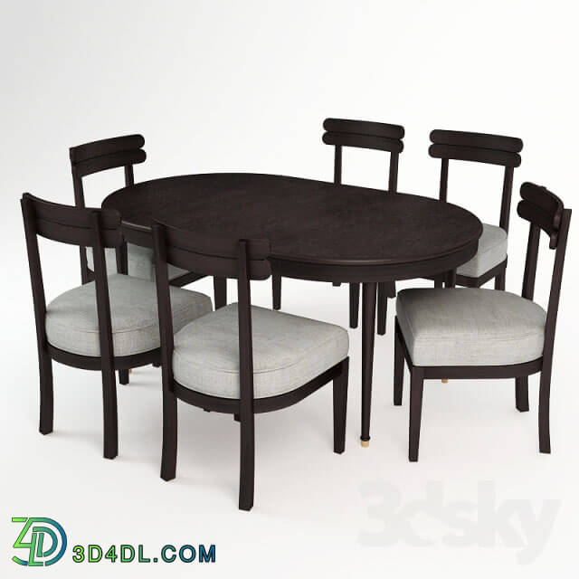 Table _ Chair - Hickory