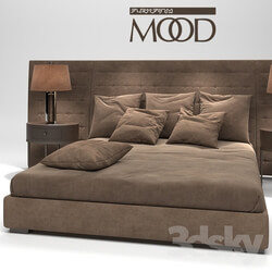Bed - Flexform Mood Caress Bed 