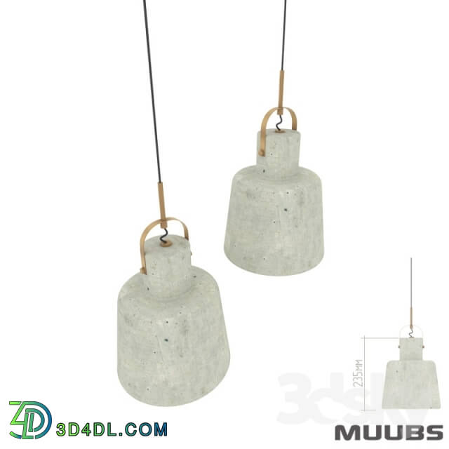 Ceiling light - Concrete Light MUUBS