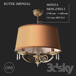 Ceiling light - KUTEK _MONZA_ MON-ZWD-3 