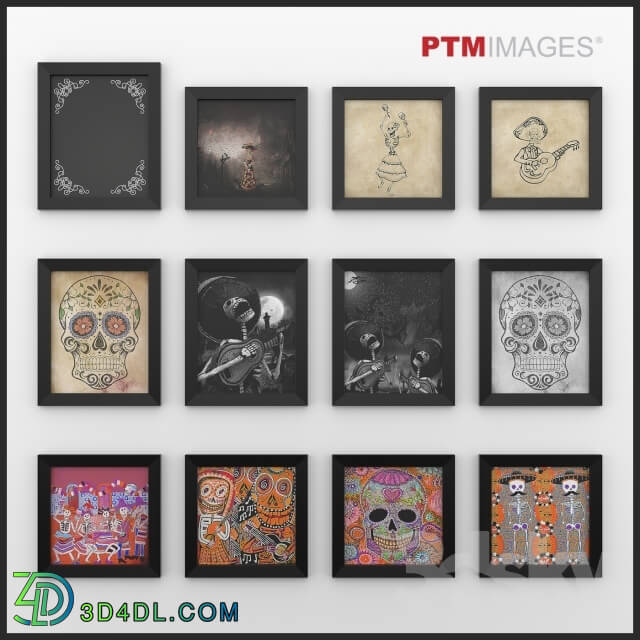 Frame - Day of the Dead Prints by PTM Images