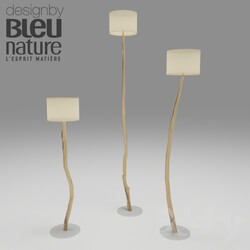 Floor lamp - Tropical_ set of 3 PCs. 