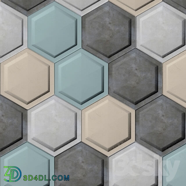 Other decorative objects - Tile concrete wall