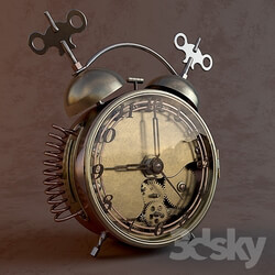 Other decorative objects - Alarm Clock Steampunk 