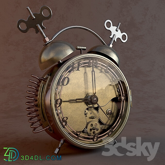 Other decorative objects - Alarm Clock Steampunk