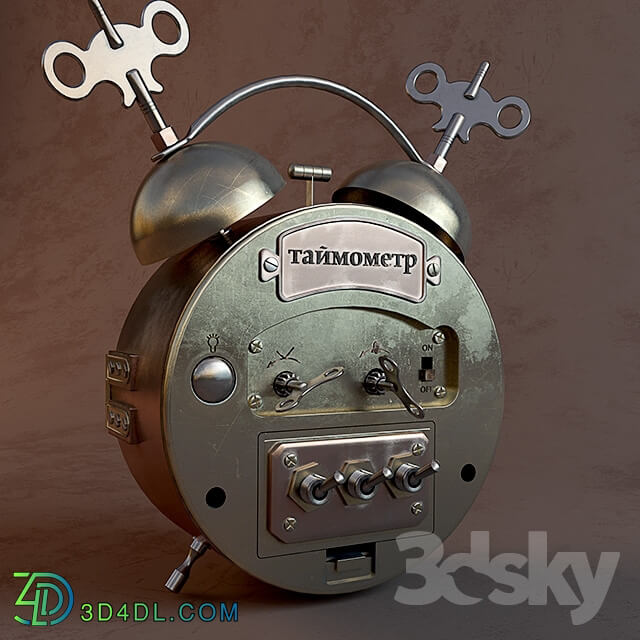 Other decorative objects - Alarm Clock Steampunk