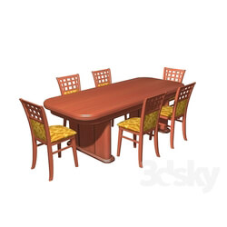 Table _ Chair - Table and stul___neoklasik 