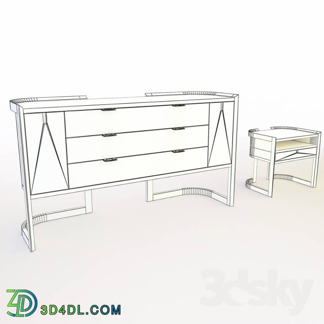 Sideboard _ Chest of drawer - dresser and nightstand Besana