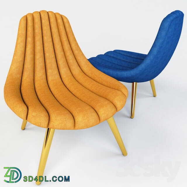 Arm chair - BRIGITTE LOUNGE CHAIR by Jonathan Adler