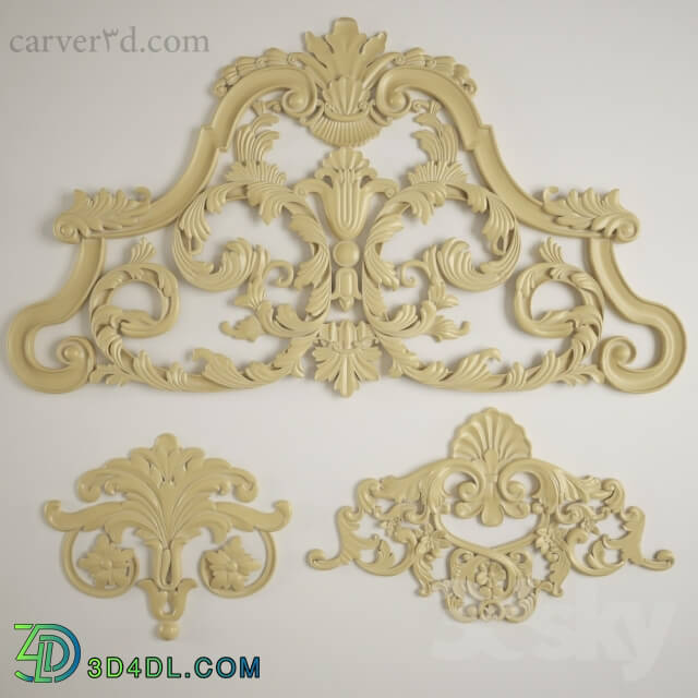 Decorative plaster - Center Ornamental Composition