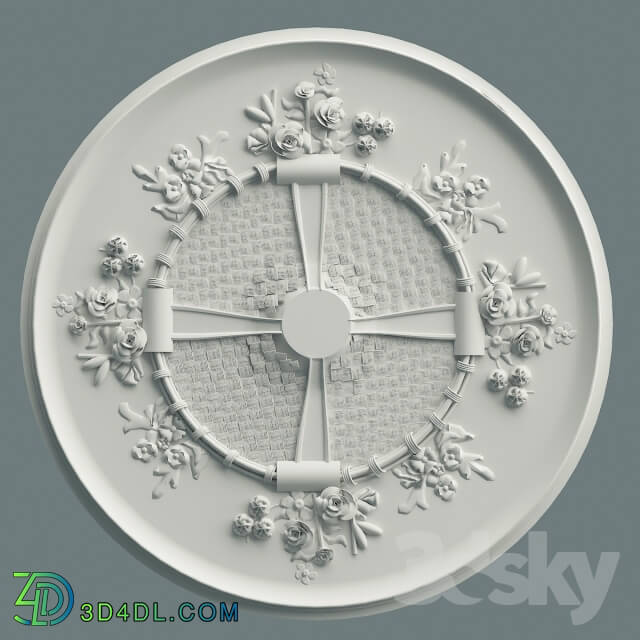 Decorative plaster - rosette