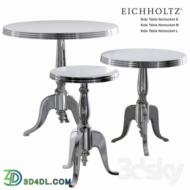 Table - Eichholtz Side Table Nantucket S_ M_ L