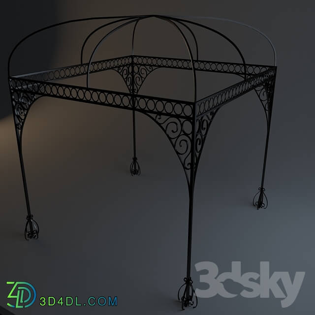 Other architectural elements - forged gazebo