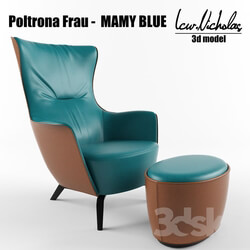 Arm chair - Poltrona Frau - MAMY BLUE 