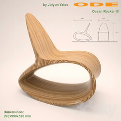 Chair - ODEChair Ocean-Rocker III by Jolyon Yates 