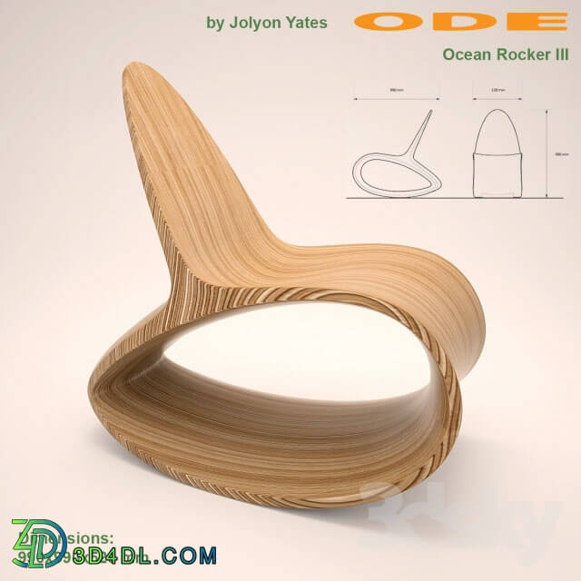 Chair - ODEChair Ocean-Rocker III by Jolyon Yates