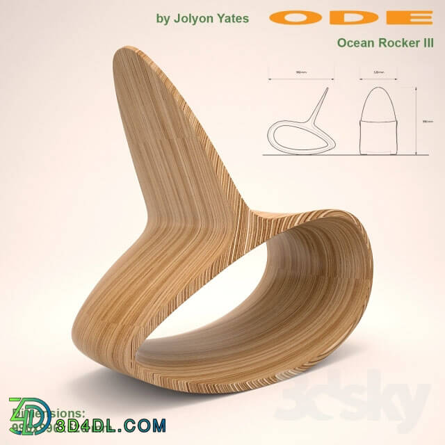 Chair - ODEChair Ocean-Rocker III by Jolyon Yates