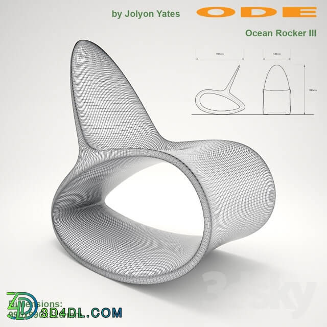 Chair - ODEChair Ocean-Rocker III by Jolyon Yates