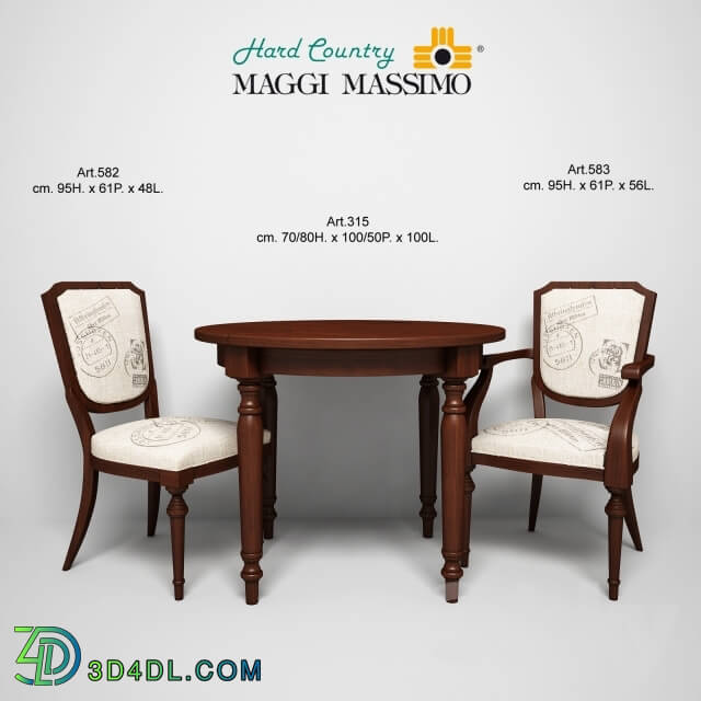 Table _ Chair - Table and chairs Maggi Massimo