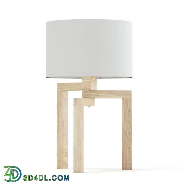 CGaxis Vol114 (29) wooden table lamp