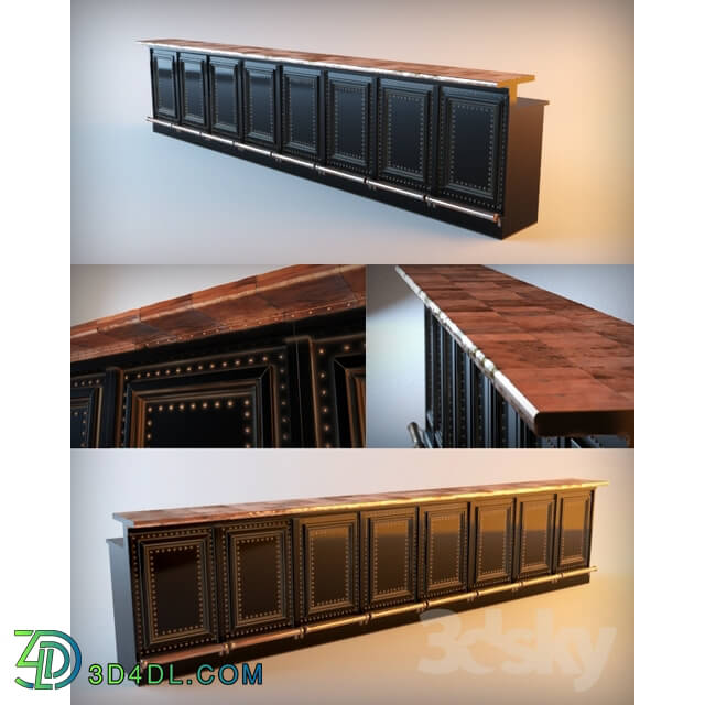 Restaurant - Bar with a copper finish