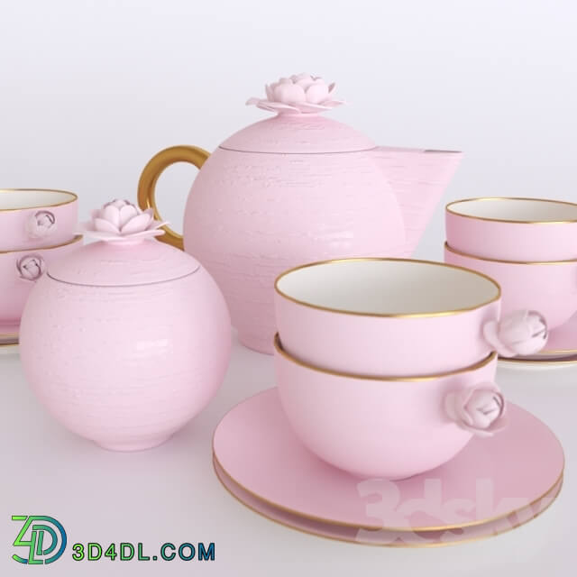Tableware - tea set Porcellane Villari