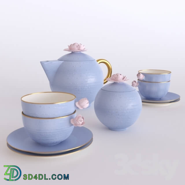 Tableware - tea set Porcellane Villari