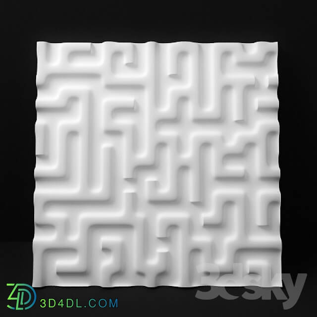 3D panel - 3D panel _quot_Labirint_quot_