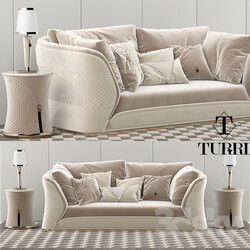 Sofa - Turri Vogue sofa set 