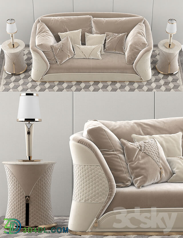 Sofa - Turri Vogue sofa set