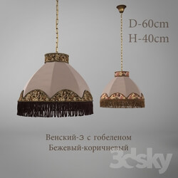 Ceiling light - Vienna chandelier with tapestry 