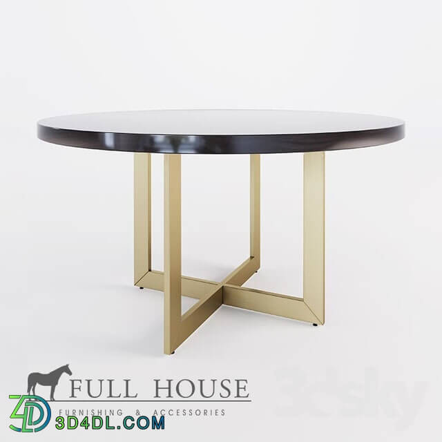 Table - Dining table round FULL HOUSE OM