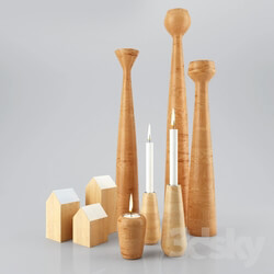 Decorative set - Applicata candleholders_2 