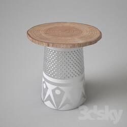 Table - Africa Drum Side table 