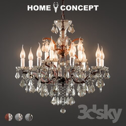 Ceiling light - OM Chandelier Crystal_ 26 inches_ Crystal Chandelier 26 Inches 
