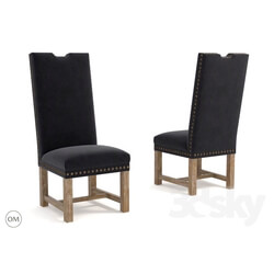 Chair - Lompret velvet chair 8826-1302 