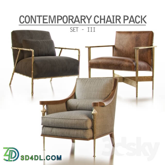 Arm chair - Contemporary Chair Pack - Set III