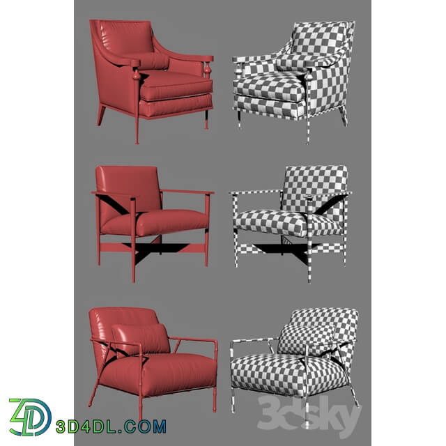 Arm chair - Contemporary Chair Pack - Set III