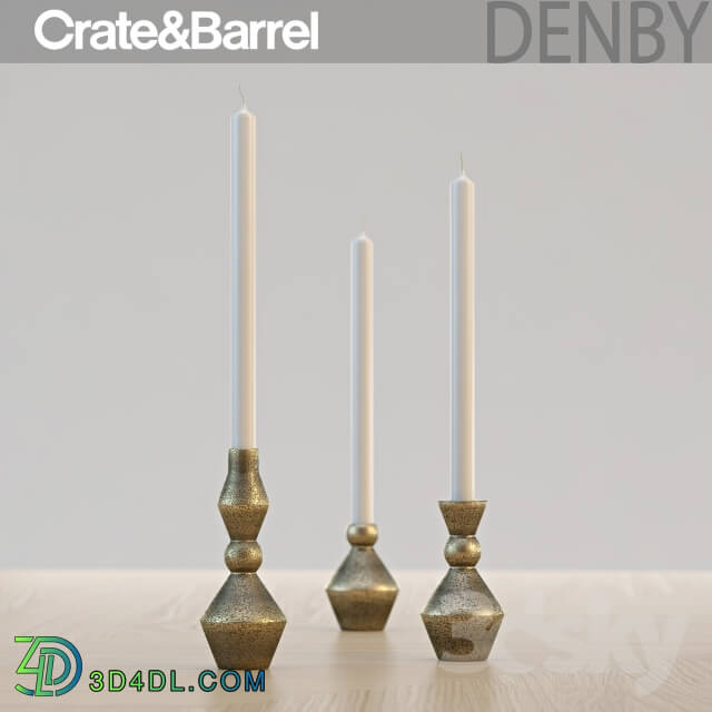 Other decorative objects - Crate _amp_ barrel Denby Candle Holder