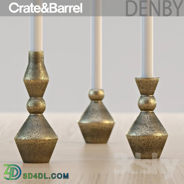 Other decorative objects - Crate _amp_ barrel Denby Candle Holder