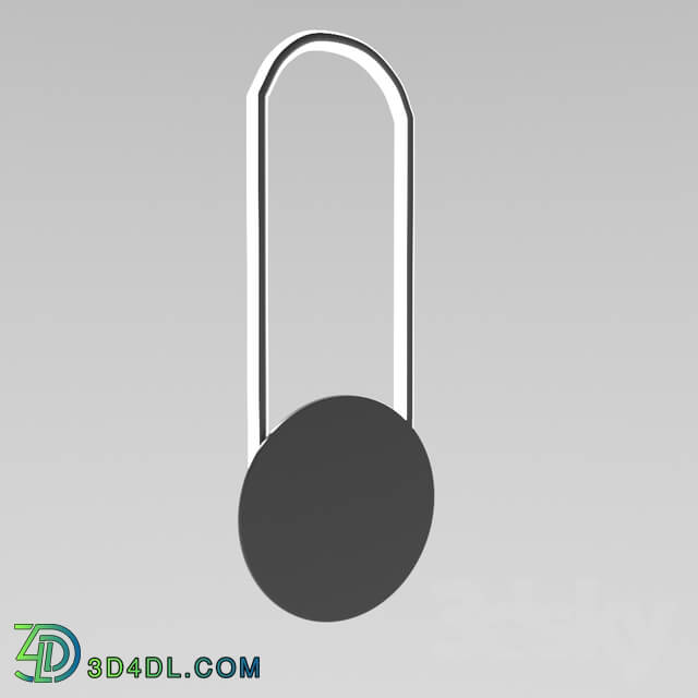 Wall light - Inodesign Ring Black Wall Light 44.262