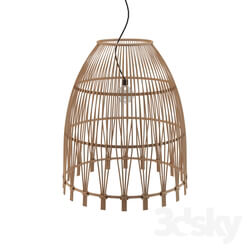 Ceiling light - J Line Ibiza Bambou Suspension 