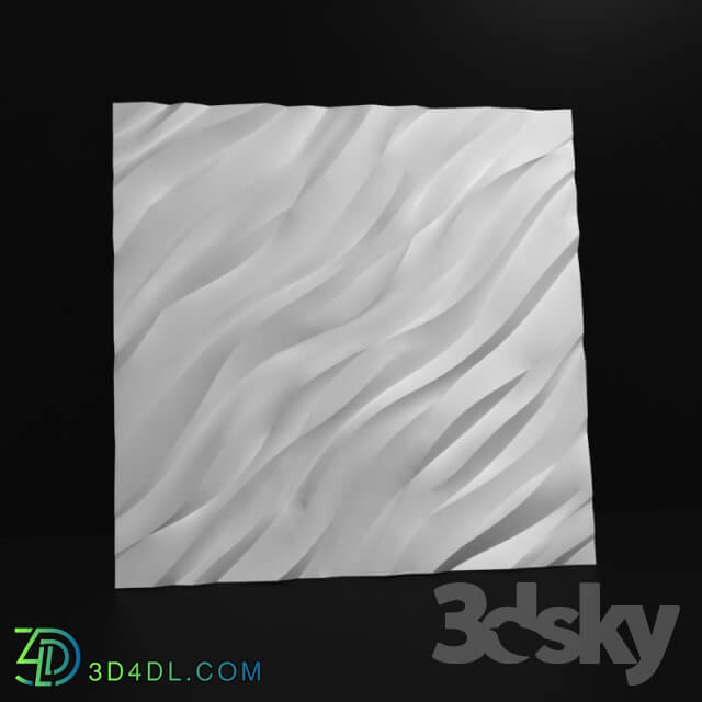 3D panel - 3D bar _quot_Ribbon_quot_