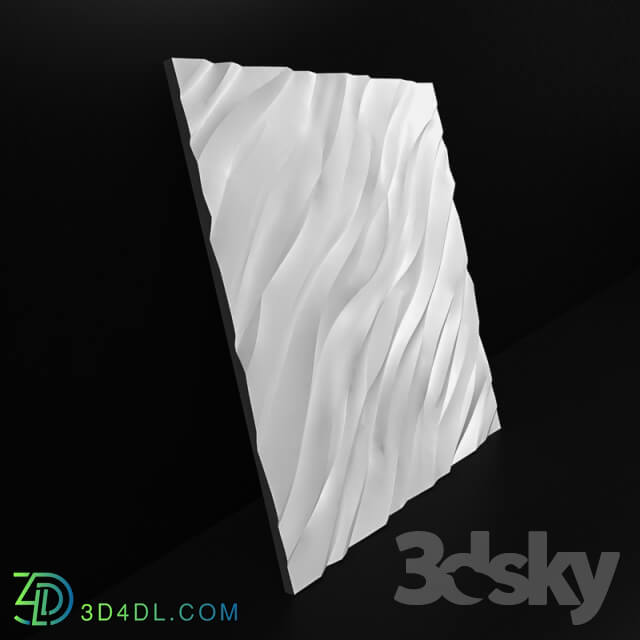 3D panel - 3D bar _quot_Ribbon_quot_