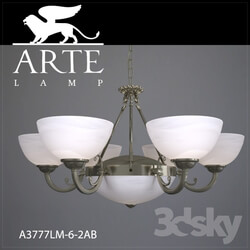 Ceiling light - Chandelier ARTE LAMP A3777LM-6-2AB 