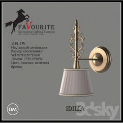 Wall light - Favourite 1191-1W Sconce 